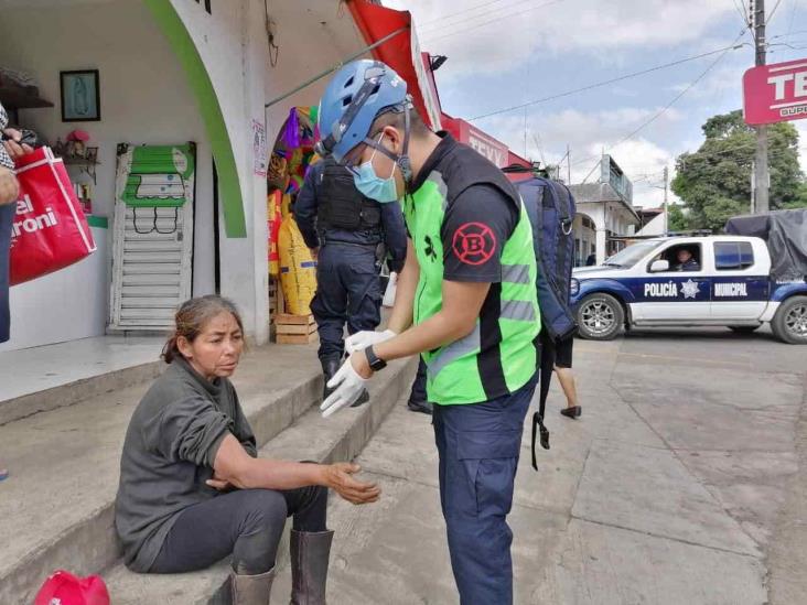 Atropellan a mujer en estado de ebriedad en San Andrés Tuxtla