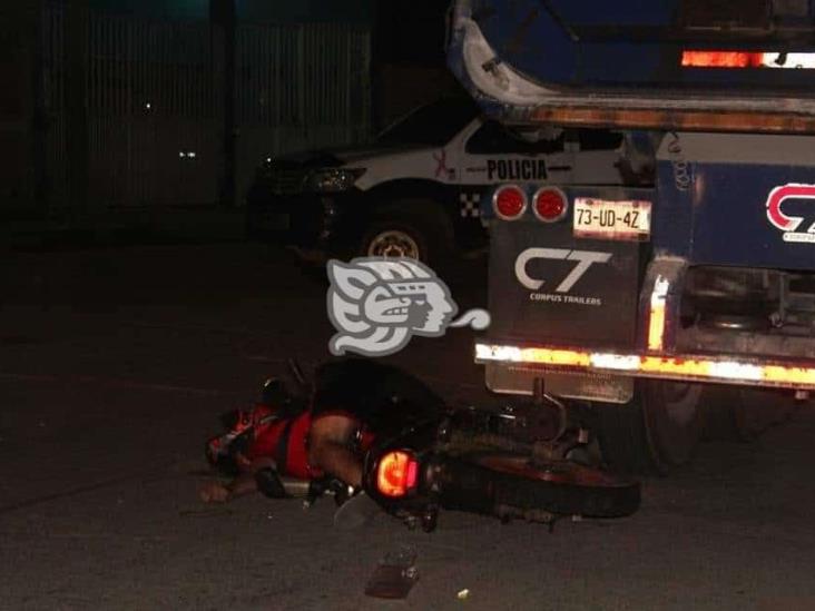 Identificado el motociclista fallecido tras accidente en Coatzacoalcos