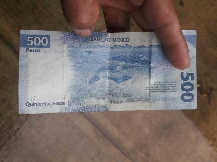 ¡Mucho ojo!: rondan falsos billetes de 500 en Coatzacoalcos