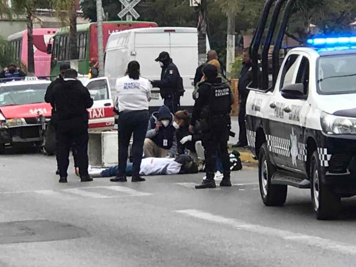 Choque entre taxi y motocicleta deja un lesionado en Mendoza