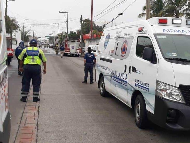 Evacuan a 20 personas por fuga de gas en Boca del Río