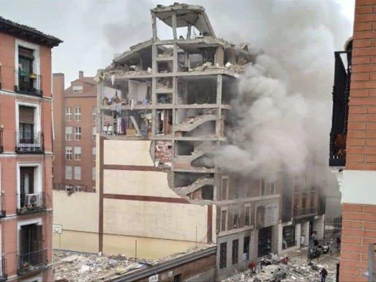 Explosión en edificio de Madrid; reportan al menos dos muertos