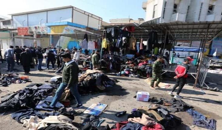 Doble atentado suicida deja 32 muertos en mercado de Bagdad