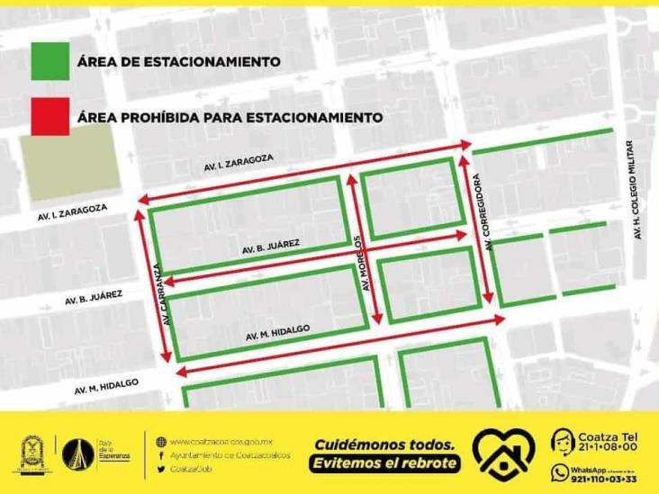 No habrá cierre con vallas en el Centro de Coatza; se restringirá movilidad