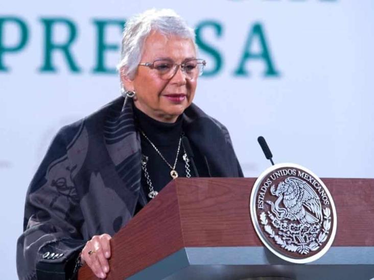 Encabeza Olga Sánchez Cordero conferencia presidencial