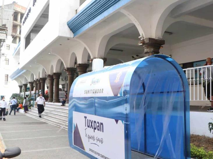 Refuerzan desinfección tras contagio de Alcalde en Tuxpan