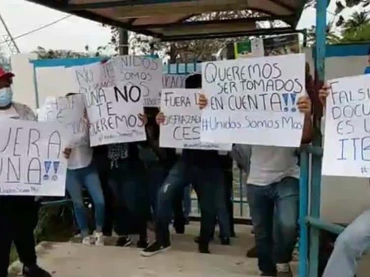 Alumnos del Itboca exigen destitución de presidente del Consejo Ejecutivo