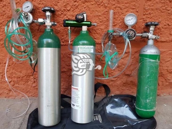 Vuelven a escasear los tanques de oxígeno en Las Choapas