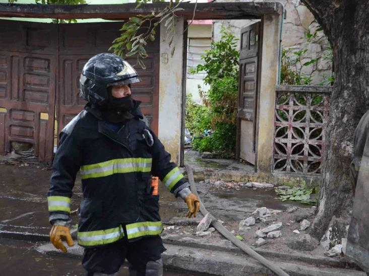Se incendia vivienda abandonada en colonia Ortiz Rubio
