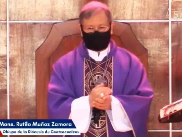 Pide Obispo Rutilo Muñoz a creyentes buscar la reconciliación