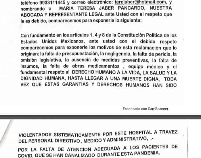 Intervendrá CNDH en Hospital de Pemex de Villahermosa: Petromex