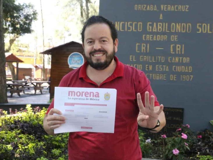 Juan Carlos Sierra busca candidatura por Morena en Orizaba