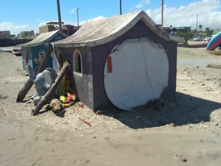 Parque Playa Sol: en el abandono y refugio de indigentes