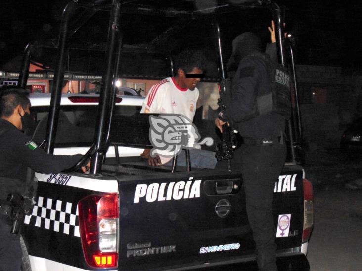 Capturan a dos presuntos delincuentes en Medellín de Bravo