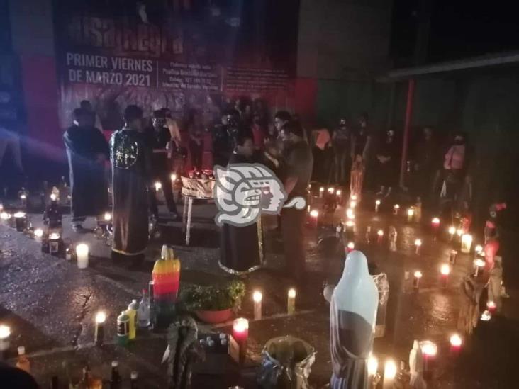 Rinden tributo al Caballero de la noche en Ixhuatlán del Sureste