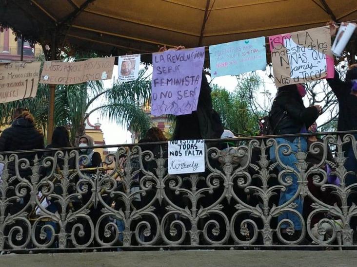 Estado feminicida, gritan mujeres en marcha de Orizaba