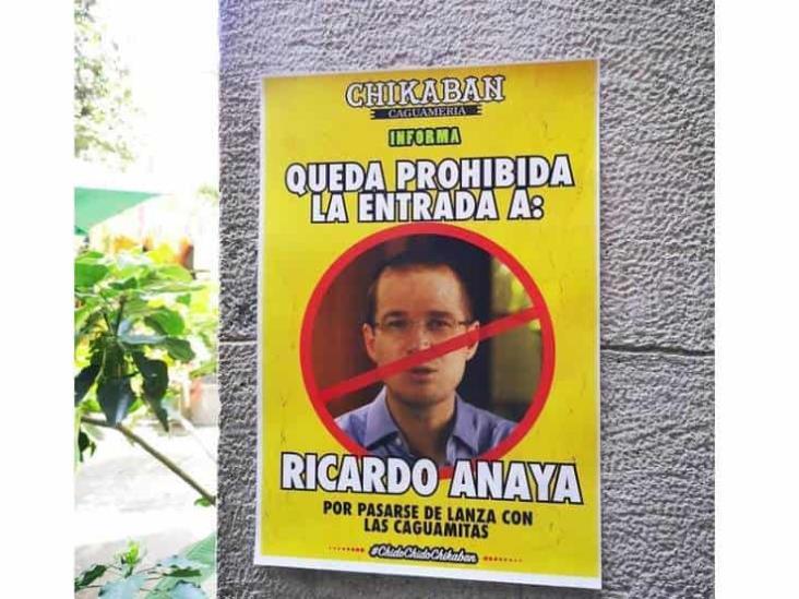 Bar de Veracruz ‘veta’ a Ricardo Anaya por ‘pasarse de lanza’