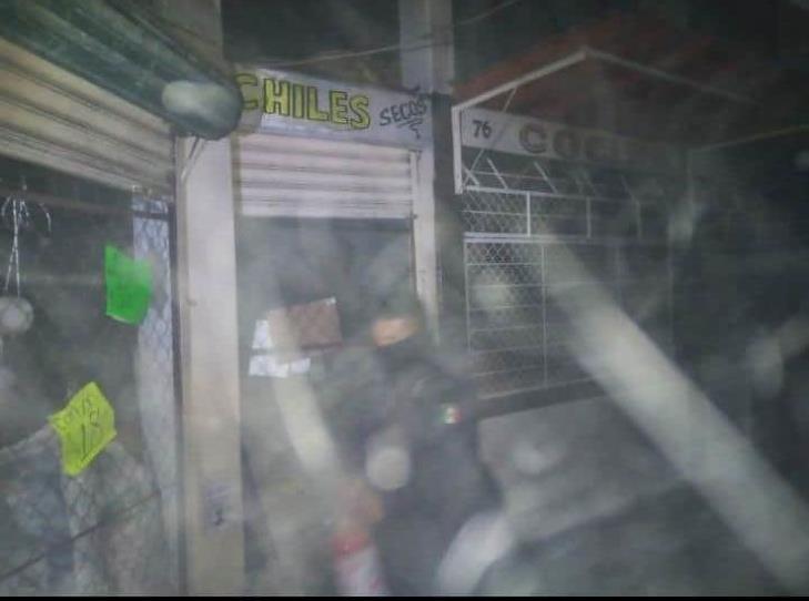 Se incendia interior del Mercado Municipal Emiliano Zapata