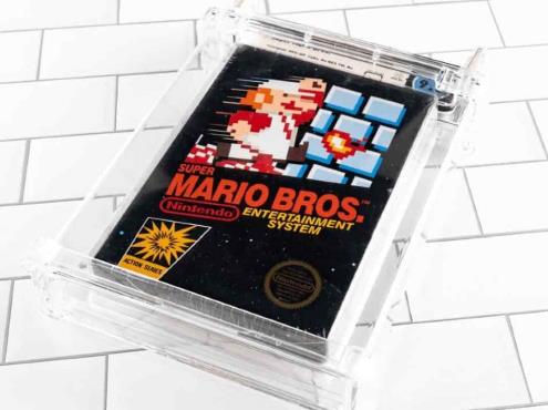 Subastan cartucho de Mario Bros. por más de 600 mil dólares