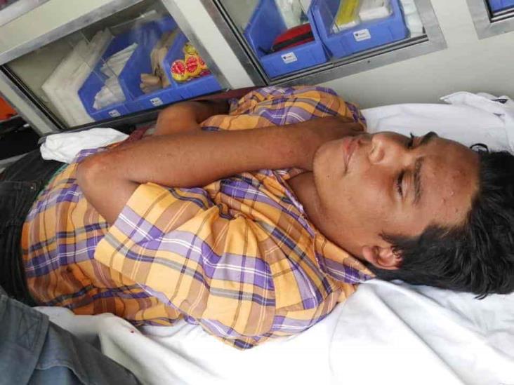 Fuerte accidente en cabecera Soledad de Doblado; deja una persona herida