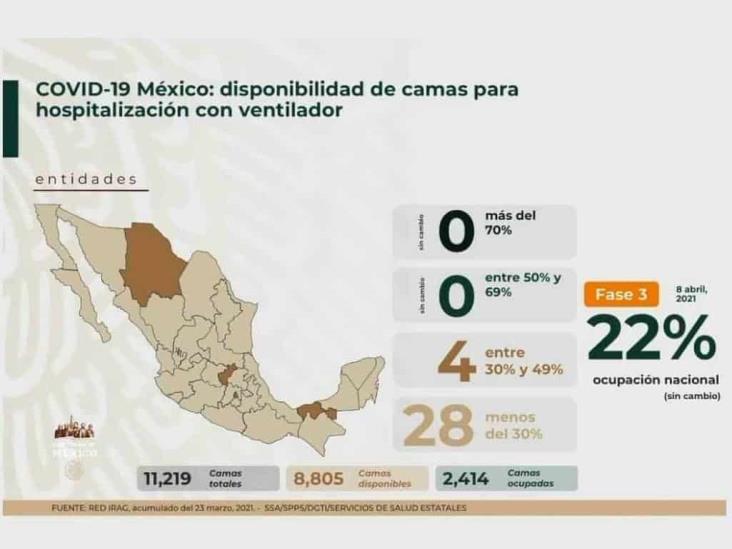 206 mil 146 muertes por COVID-19 en México; más de dos millones de contagios