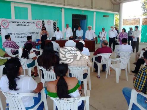 Cuarenta comisariados forman Comité Regional Campesinos Cosolecaque