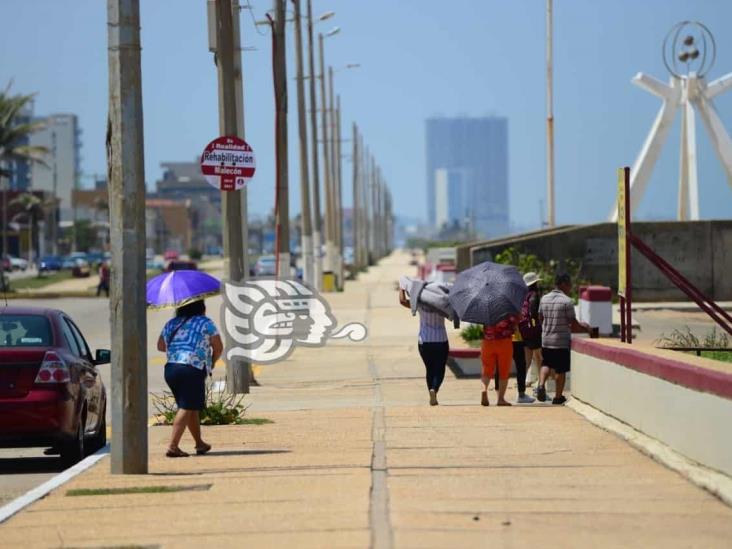 Temperaturas seguirán rebasando los 40 grados en el sur de Veracruz