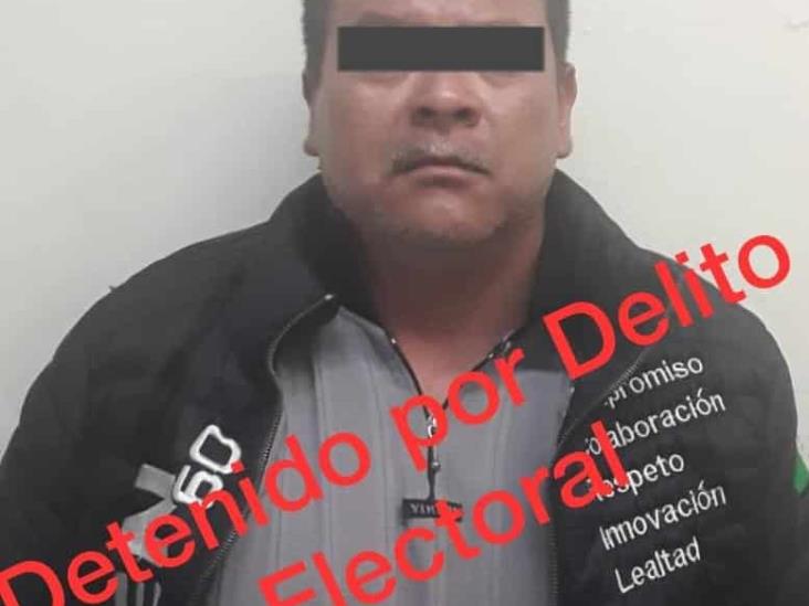 Por presunto delito electoral, capturan a dos personas en Orizaba