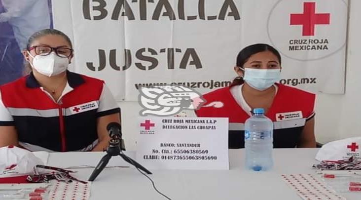 Cruz Roja delegación Las Choapas comenzó su colecta anual