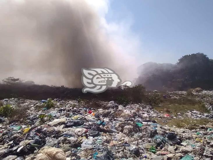 Incendio del basurero de Nanchital fue provocado, presumen