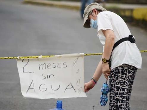 En Xalapa, los primeros signos de guerra por el agua en Veracruz; repudian escasez