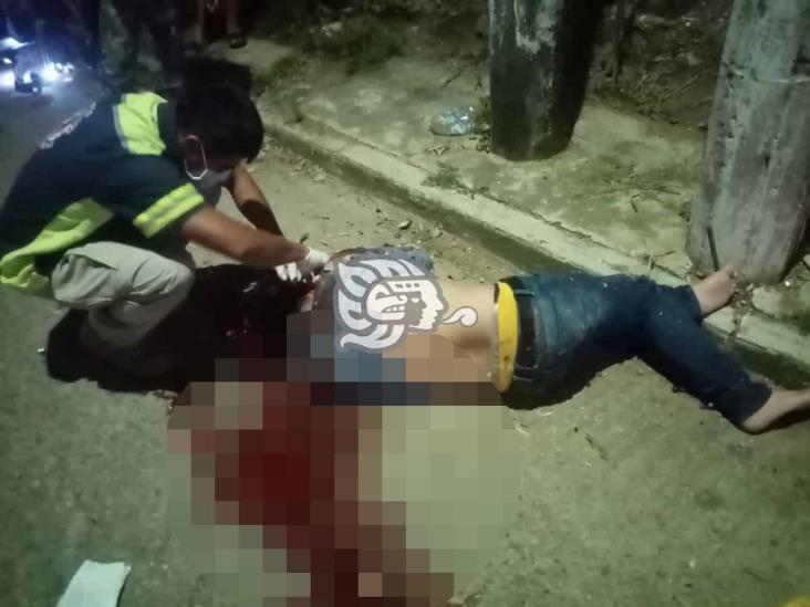 Accidentes de moto dejan dos heridos en Acayucan