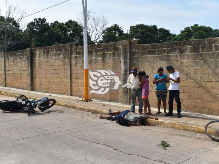 Soldador pierde la vida tras derrapar en Acayucan 
