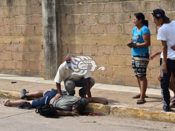 Soldador pierde la vida tras derrapar en Acayucan 