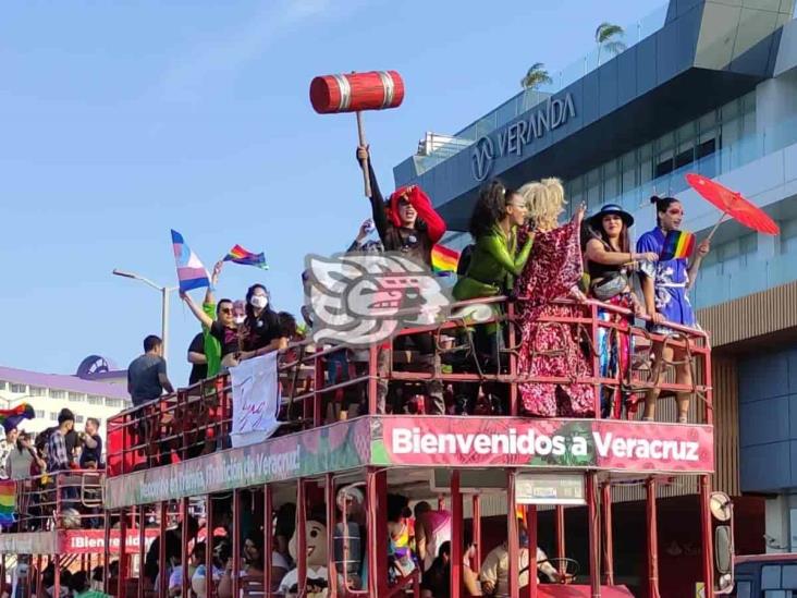 Caravana contra la homofobia en el puerto de Veracruz