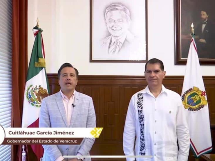 Reconoce Cuitláhuac a Víctor Carranza por apoyo en vacunación