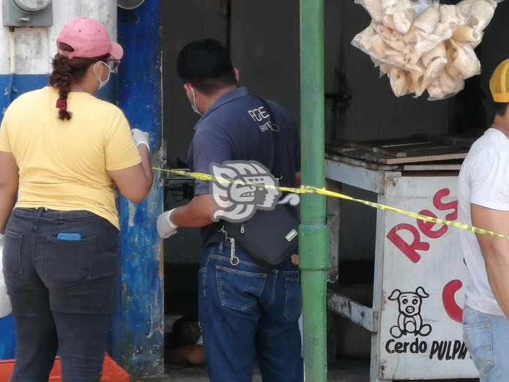 Asesinan a carnicero en Coatzacoalcos; otra víctima del cobro de piso