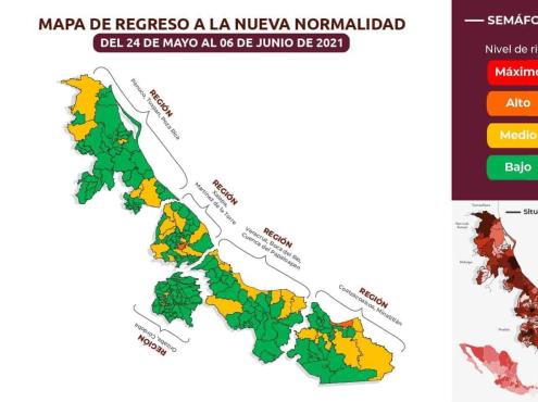 Coatzacoalcos, único municipio del sur con alto riesgo de contagios