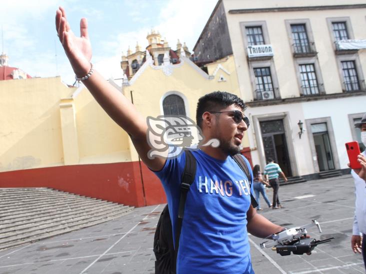 SSP-Veracruz determina prohibir el uso de drones en centro de Xalapa