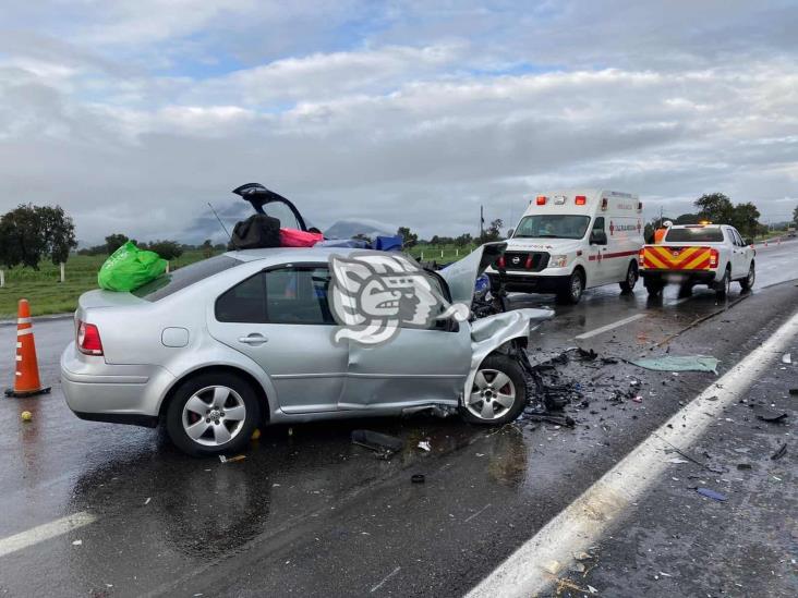 Siete muertos deja choque en autopista Amozoc-Perote