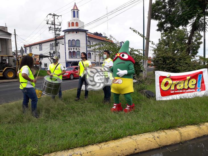 ¡El Jalapito Vengador recorre Xalapa!