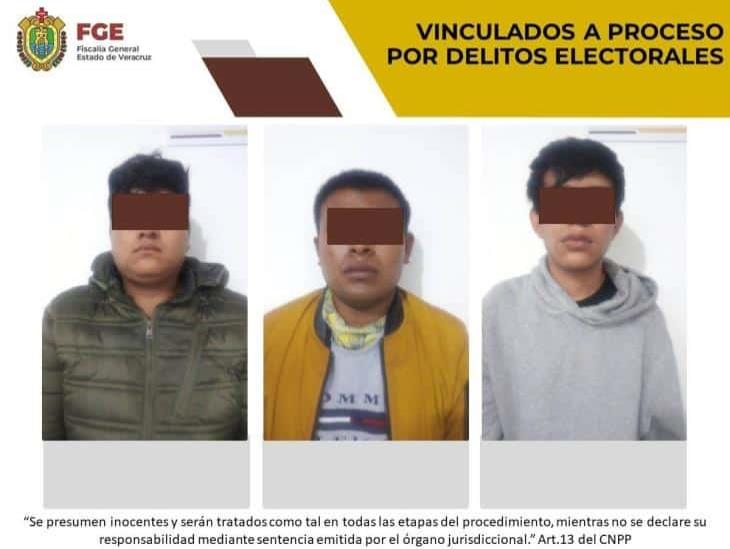 Por presuntamente quemar urnas, vinculan 3 a proceso en Nogales