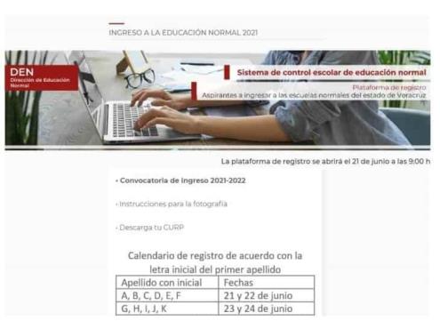 Abren escuelas normales de Veracruz registro para aspirantes