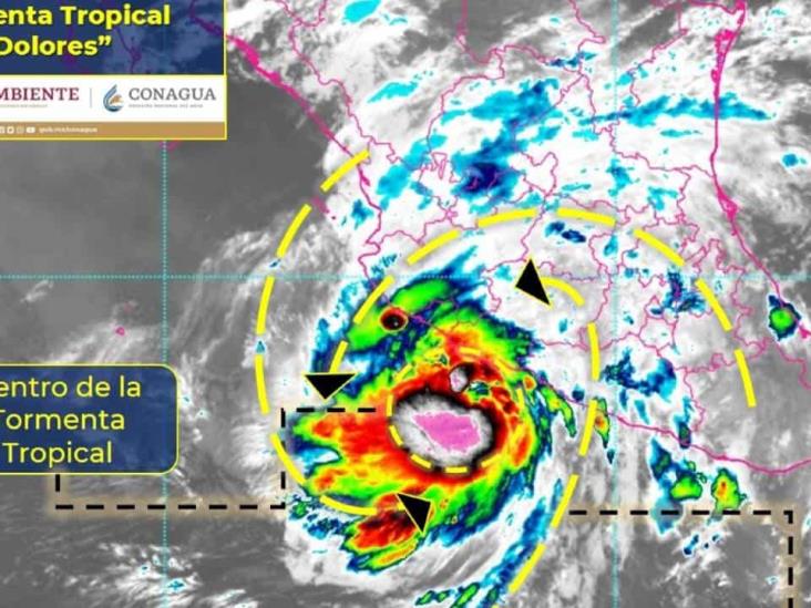 Se acerca ciclón tropical Dolores a México