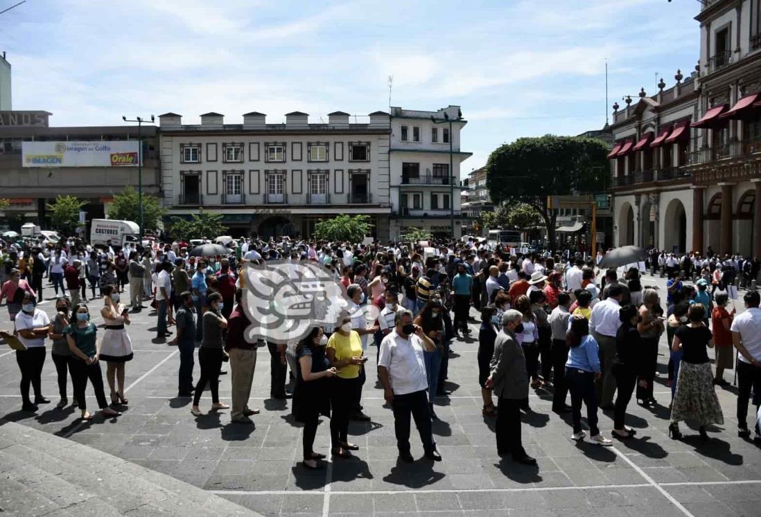 De sismo, a las 12:19 de hoy, el Simulacro Nacional en Veracruz