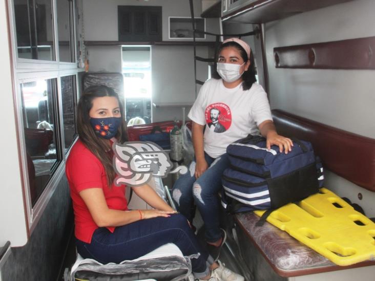Pandemia, constante reto para Yolanda como socorrista; pide apoyo y respeto