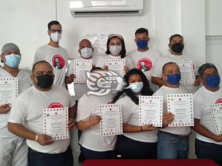 En el Día del Socorrista, Cruz Roja Coatzacoalcos reconoce al voluntariado