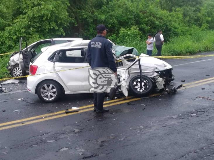 Tremendo choque en Cerro Gordo; un muerto y dos heridos graves