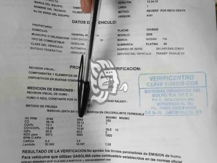 Personal de Verificentro rechaza solicitar dinero por aprobar examen, aclaran