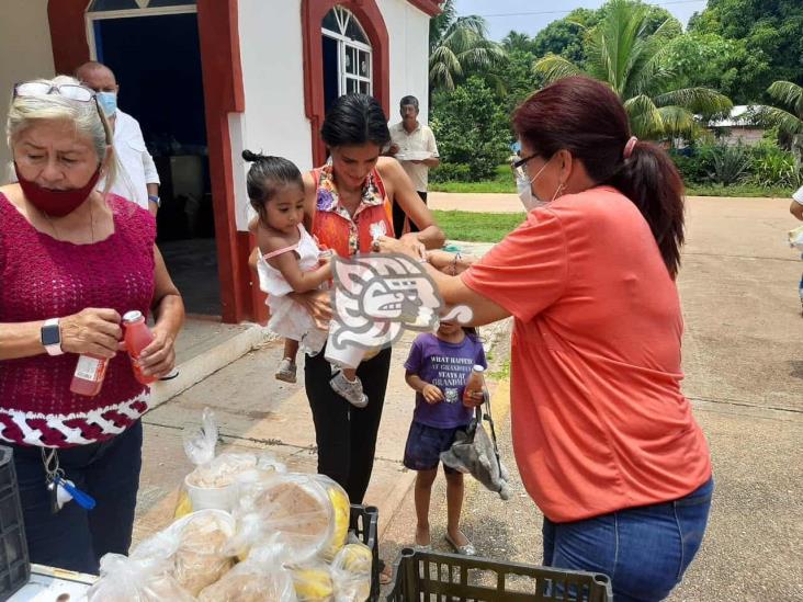 Llega el comedor comunitario a los ejidos Rincón Grande y Cangrejera Uno